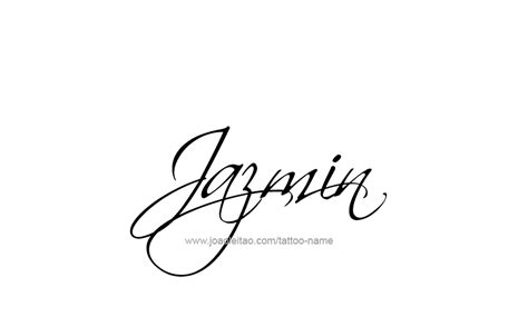 tatuaje con el nombre jazmin|15 ideas de Jazmín 